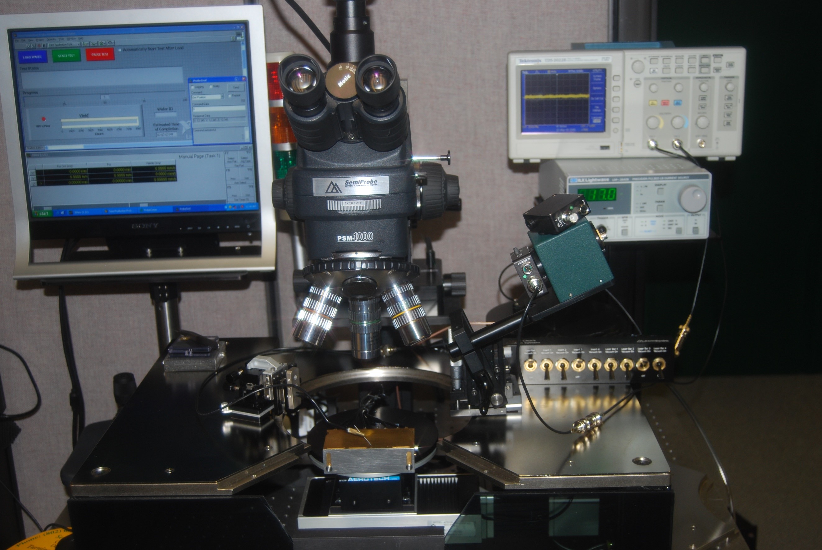 Advanced Optoelectronics Wafer Prober and Test Applications